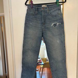 Madewell Distressed Skinny Jean - Size 27